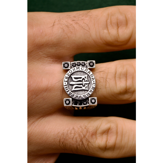 Серебряный перстень &amp;quot;Тризуб&amp;quot; - 3