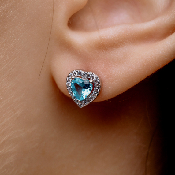 Срібні сережки &amp;quot;Серце&amp;quot; - 3