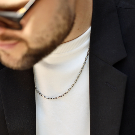 Срібний ланцюг &amp;quot;Якір&amp;quot; 50р - 7