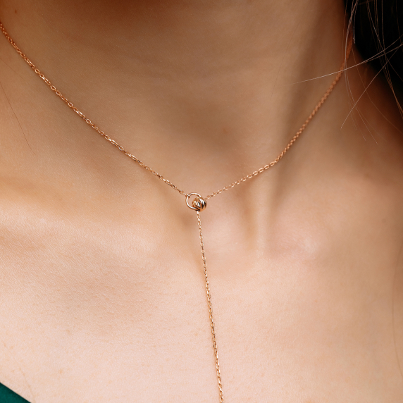 Золотое колье "Cloveria" - 2 Золотое колье "Cloveria" - 2