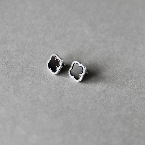 Серебряные пусеты &amp;quot;Cloveria&amp;quot; - 4