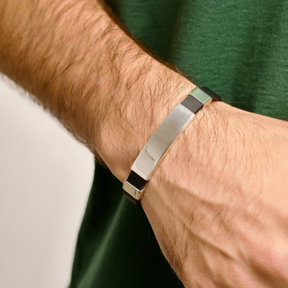 Серебряный браслет &amp;quot;Гравюр&amp;quot; - 2