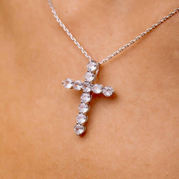 Срібне кольє &amp;quot;Хрест&amp;quot; - 3