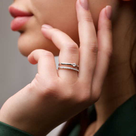 Срібна каблучка - 1