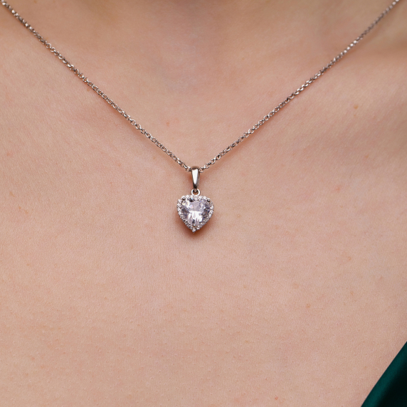 Срібний підвіс &amp;quot;Серце&amp;quot; - 1