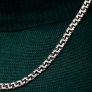 Серебряная цепочка "Бисмарк" 65р - 1 Серебряная цепочка "Бисмарк" 65р - 1