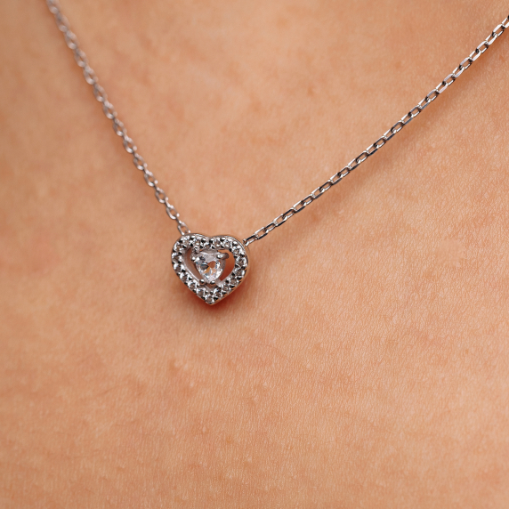 Срібне кольє &amp;quot;Серце&amp;quot; - 2