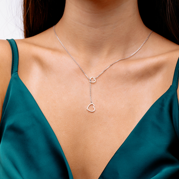 Срібне кольє &amp;quot;Серце&amp;quot; - 6