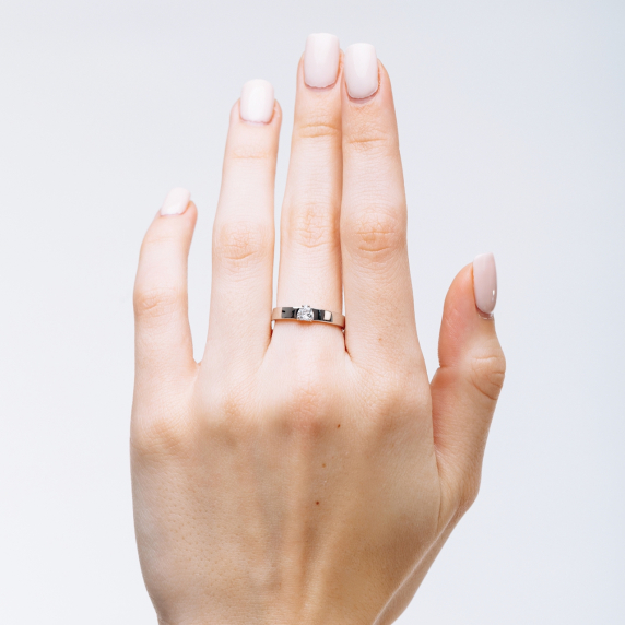 Срібна каблучка "Серце" - 5 Срібна каблучка "Серце" - 5