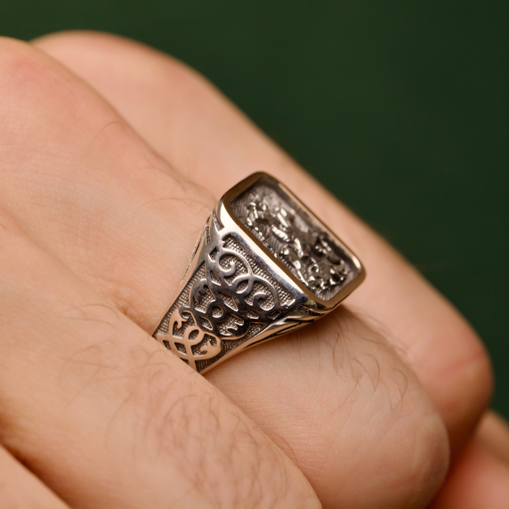 Срібний перстень "Св. Георгій" - 4 Срібний перстень "Св. Георгій" - 4