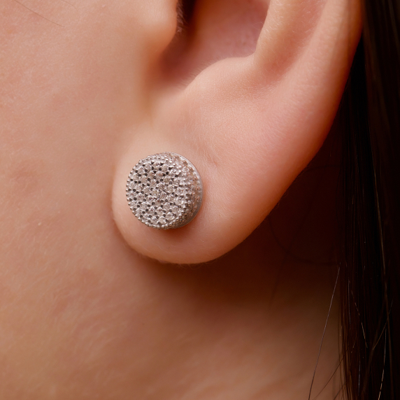 Серебряные пусеты - 1