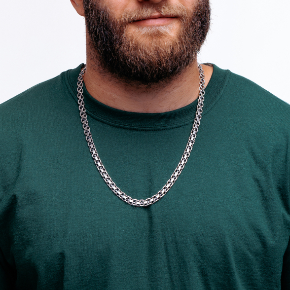 Срібний ланцюг "Подвійний якір" - 6 Срібний ланцюг "Подвійний якір" - 6