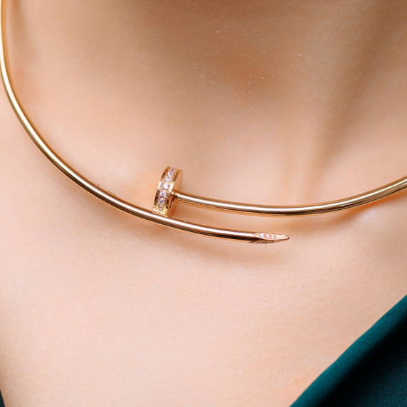 Золотое колье &amp;quot;Гвоздь&amp;quot; - 6